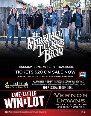 Vernon Downs Summer Benefit Concert: The Marshall Tucker Band