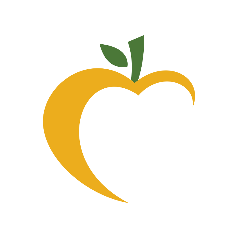 Food Bank heart apple logo